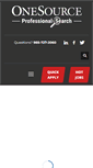 Mobile Screenshot of onesourcepros.com