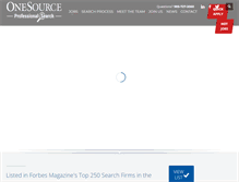 Tablet Screenshot of onesourcepros.com